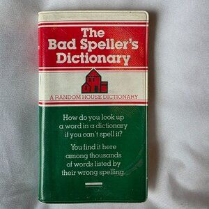 The Bad Speller's Dictionary Random House 1987 Printing Vintage Book
